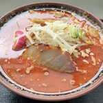 桂沢スキー場 山の家 - ピリ辛味噌ラーメン