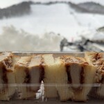 桂沢スキー場 山の家 - カツサンド