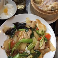 梅蘭 御茶ノ水ワテラス店 - 五目焼きそばセット　1,380円