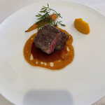 シェ・コーベ - メインのハラミのステーキ