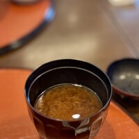 天ぷらふく西 禅と匠 - しじみの味噌汁