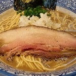 豚骨一燈 - 濃厚キマグレ煮干そば　ラスト