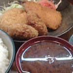 津久紫 - 「フライ3種」サービスランチ