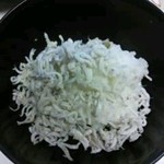 山玄茶 - ちりめん山椒のかかったごはん