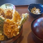 よしだや - ミックス天丼