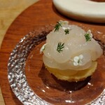 eman - 　白海老乗せタルト