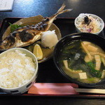 和食処　きむら - 2014.6)あじ焼き定食（９７０円）