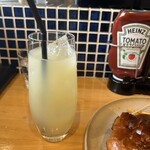 BULL's BURGER - グレープフルーツジュース