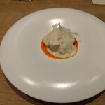 eman - 真鱈白子のソテー&スライスしたカリフラワー