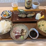 ごはんや 飯すけ - 焼き魚定食1800円