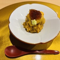鮨いわもと - 生雲丹の醤油ジュレ