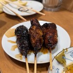 もつ焼 かど 中の島本店 - この「網レバ」、ホント最高でした