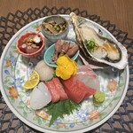 だんだん - 色々な産地の刺身盛り合わせ