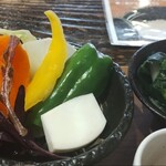 センマイル。 - 野菜の色が鮮やかでパリパリ