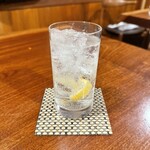 割烹 三長 - レモンサワー（魔王　芋焼酎使用）　900円