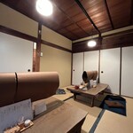 そば切り 鴨嘴 - 和室の店内　お座敷