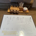 そば切り 鴨嘴 - お品書き