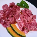 和牛亭 おかむら - ハラミ　カルビ