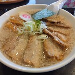 麺工房 華みずき - ギトギトラーメン塩チャーシュートッピング