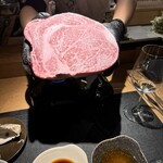 和肉食堂WWW - お肉は目の前でスライスしてくださります