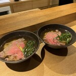 和肉食堂WWW - 〆の肉うどん