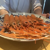 日本料理FUJI - 赤座海老がピクピク動いてます