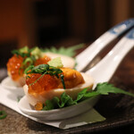 286344449 - 雲丹on the 煮卵