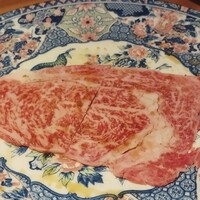 中目黒焼肉 登牛門 - リブロース焼きすき