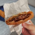 ふじや精肉店 - メンチカツ断面