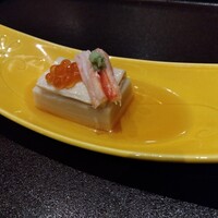 門 - 胡麻豆腐。