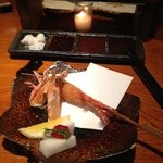 Kushi Beefu Ton - 車海老の串カツ、揚げ方も絶妙！ 盛り付けも美しい！