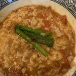 中華そば タンポポ - 青菜は色どりの為に残してました(o^-')b !