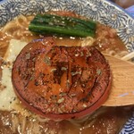 中華そば タンポポ - 焼トマト？炙りトマト？