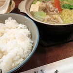 津久紫 - 「熱々チゲ麺鍋」サービスランチ