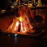 蔵の庄 - 囲炉裏を囲う席でした♪