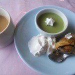 ごちそうバイキング心暖 - 抹茶プリンがお気に入り。二個目(￣ー￣)　