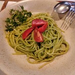 青い月 - ジェノベーゼパスタ