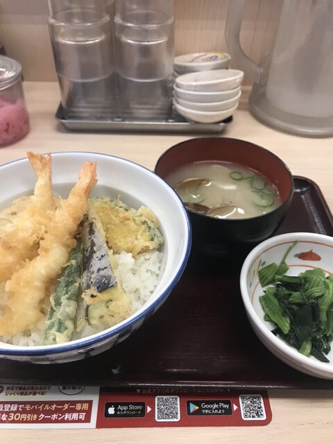 Ten-don Tempura Honpo San Ten Abeno Bandai Ten photo 2