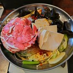 南国亭 - ひとりde薬膳火鍋（羊肉）1,200円税込