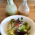 クローバーステーキハウス - セットのサラダ