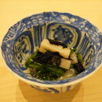 味ひろ - ●岩茸と芹のお浸し