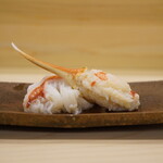 味ひろ - ●ズワイガニ爪肉 しゃぶしゃぶ