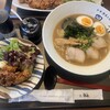 MARINE Q - ラーメンと煮卵とミニ唐揚げセット