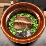 麻布室井 - 鰤大根の土鍋ご飯