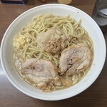 ラーメン二郎 - 大ヤサイ抜きニンニクアブラ1040円（2025/02）