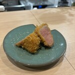 かかわり - トリュフ塩のヒレカツ