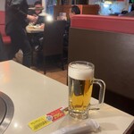 鶴橋ホルモン本舗 - ビール♡