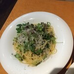REGAL - しらすとホウレン草のパスタ1350円