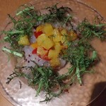 REGAL - ↑鮮魚のカルパッチョの中身