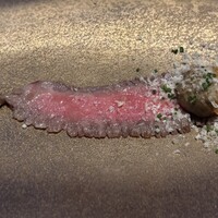 RISTORANTE E'VOLTA il cielo - カルパッチョ　もうちょっと塩がかかっていたら美味しいのに〜